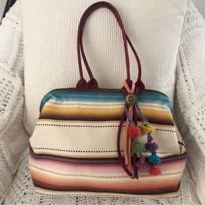 ATENTI Western Boho Style Shoulder Bag